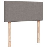 vidaXL Box spring postelja z vzmetnico taupe 90x200 cm blago | Shoptok.si