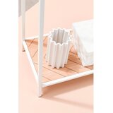 YES EVERYDAY Bel/v naravni barvi jeklen obešalnik 63x180 cm Haldor – | Shoptok.si