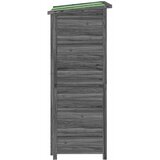  Vrtno spremište za alat sivo 83x57x140 cm od masivne borovine | shoptok.hr