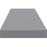  Plutajuće zidne police 2 kom sive 90 x 23,5 x 3,8 cm MDF | shoptok.hr