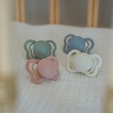 Bibs Couture Silicone Size 1: 0+ months duda Ivory / Blush 2 kos | Shoptok.si