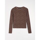 Sinsay Pamučna bluza dugih rukava s točkicama | shoptok.hr