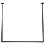 Gala DRÅ½AÄ ZAVJESE ZA KADU 80X80X80 ALUMINIJUM KROM 211499 | Eponuda.ba