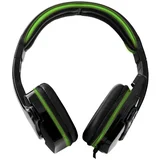 Raven stereo gamer slušalice sa mikrofonom, crne/zelene