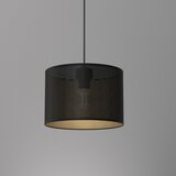  Luster na sajli LOFT SHADE 1xE27/60W/230V prečnik 25 cm crna/zlatna | Eponuda.com