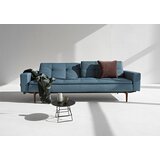 Innovation living Kau DUBLEXO SOFA BED s rukonaslonima i s tamno stileto drvenim nogicama-Plava Cijene