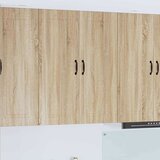 vidaXL Stenska kuhinjska omarica z vrati Sonoma hrast 80 x 31 x 100 cm | Shoptok.si