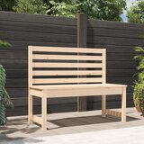 vidaXL Vrtna klop 109 cm trdna borovina Cene