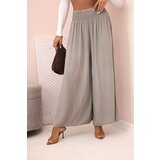 Kesi Włoski Women's viscose trousers with elastic waistband fango | Shoptok.si