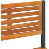 vidaXL Vrtni radni stol 90x50x110 cm masivno bagremovo drvo i čelik | shoptok.hr
