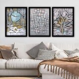 Wallity Set uramljenih slika 3SC_UN3894517, 3 Dela | ePonuda.com