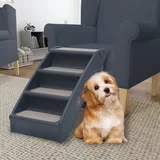 4 sklopive stepenice za pse tamnosive
