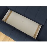 Bobochic Paris Tamno plava sklopiva/s prostorom za odlaganje kutna garnitura (s desnim kutom/u obliku slova "U") Fuji – | shoptok.hr