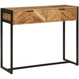 vidaXL Konzolna miza 90x35x75 cm Trdi les Akacija | Shoptok.si