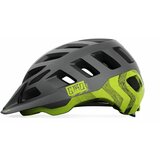 Giro Radix Mat Metallic Black/Lime Bicycle Helmet cene