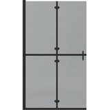  Walk-In zid za tuširanje Crna 110 x 6,5 x 190 cm | shoptok.hr