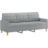  4-dijelni set sofa s jastucima svjetlosivi od tkanine | shoptok.hr