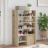  Omara za čevlje s polico 2 pcs Sonoma hrast Konstruiran les, (5000161785) | Shoptok.si