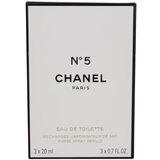 Chanel No.5 toaletna voda polnilo 3x20 ml za ženske | Shoptok.si