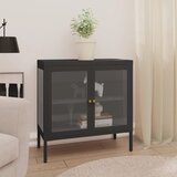 vidaXL komoda antracit 70 x 35 x 70 cm od čelika i stakla Cijene