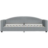 vidaXL Raztegljiva postelja svetlo siva 80x200 cm blago | Shoptok.si