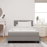 Box Postelja z vzmetnico z vzmetnico Taupe 120 x 190 cm blago, (5000128368) | Shoptok.si