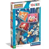 Clementoni Sonic 104db supercolor puzzle - | Shoptok.si