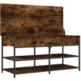  Klupa za cipele boja dimljenog hrasta 100x42,5x50 cm drvena | Eponuda.ba
