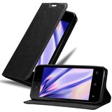 Cadorabo Ohišje, združljivo z WIKO SUNNY 3 MINI v nočna črna - Zaščitni ovitek z magnetnim zapiranjem, stoječo funkcijo in režo za kartice, (20550723) | Shoptok.si
