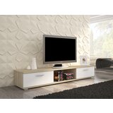 TV regal SELLA (razline barve)-Sonoma hrast/bela Cene