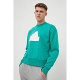 Adidas Pulover moška, zelena barva