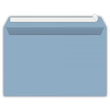  Kuverta B6, 180 x 120 mm, modra, 50 kosov | Shoptok.si