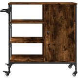  Kuhinjska kolica boja hrasta 87,5x38,5x84,5cm konstruirano drvo | Eponuda.com