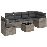  7-dijelni set vrtnih sofa sivi od poliratana | shoptok.hr