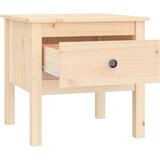 vidaXL Stranska mizica 50x50x49 cm trdna borovina | Shoptok.si