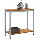 Vanjski stol s pohranom Prirodna i siva 80 x 35 x 75 cm | shoptok.hr