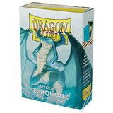 Arcane Tinmen Dragon Shield 60 Japanese Size Sleeves - Players Choice - Turquoise Matte | Eponuda.com