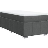 Maison Chic Box spring postelja - Vzmetna postelja z vzmetnico temno siva 80x200 cm blago SL24024, (21891615) Cene