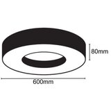  LED plafonsko svetlo LED/30W/230V 4000K Ø 60 cm | Eponuda.com
