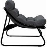  Vrtni namještaj s jastukom 2 pcs Crna 60 5 x 81 x 71 cm | shoptok.hr