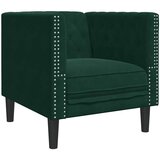  Chesterfield kauč fotelja tamnozeleni baršun | shoptok.hr