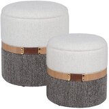 BIZZOTTO Sivi/krem tabure Talya – | shoptok.hr