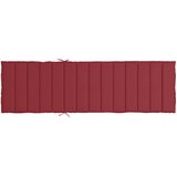  Jastuk za ležaljku boja vina 200 x 70 x 3 cm od tkanine Oxford | shoptok.hr