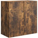 vidaXL Ormar za montažu na zid 59 x 31 x 60 cm Konstruirano drvo - Dimljeni hrast 59 x 31 x 60 cm | shoptok.hr