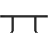  Naslon za sofu od paleta crni 110 cm željezni | shoptok.hr