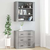  Visoka komoda siva sonome od konstruiranog drva | shoptok.hr