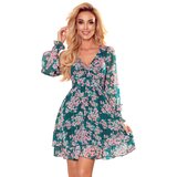 Numoco Chiffon dress with tied neckline | Shoptok.si