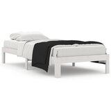 The Living Store Posteljni okvir bel iz trdne borovine 90x200 cm - Posteljni Okvir, (21523826) | Shoptok.si