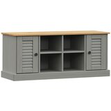  Klupa za cipele VIGO siva 106 x 35 x 45 cm od masivne borovine | Eponuda.ba