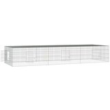 vidaXL 3-delna ograda za zajce 325x109x54 cm pocinkano železo | Shoptok.si